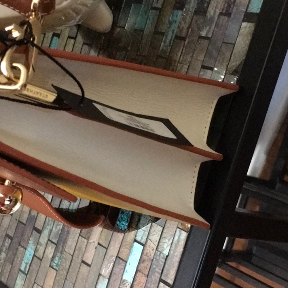 Strathberry Tricolor Crescent Colorblock Leather Shoulder Bag - Picture 5 of 16